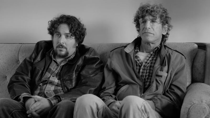 (L-R) Oliver Cooper as Sammy and Burton Berger as Burt in BURT.