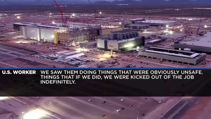 The ex-worker said American employees were held to a higher standard.