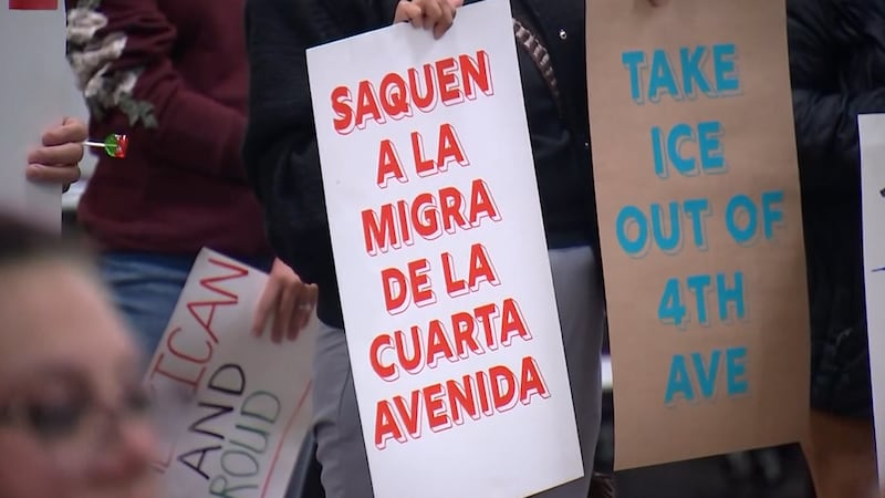 The Guadalupe community came together Wednesday to make their voices heard in a meeting with...