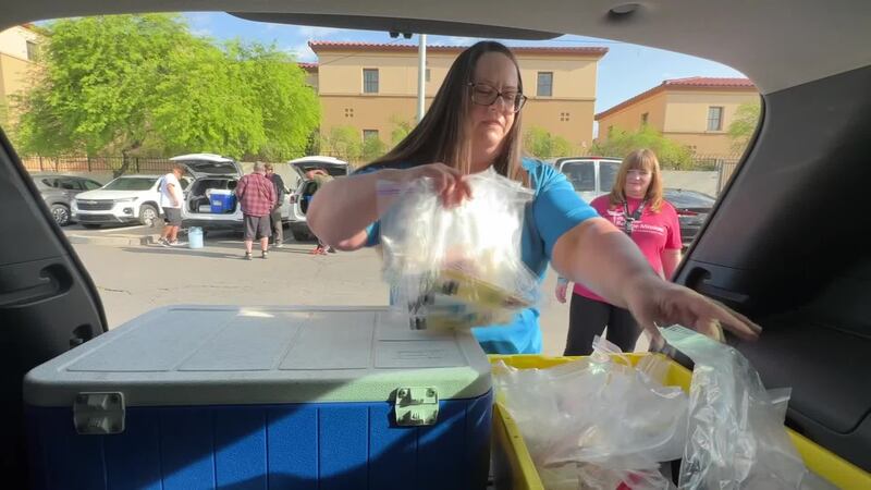 Hope coaches with the Phoenix Rescue Mission step in to assist the homeless community,...