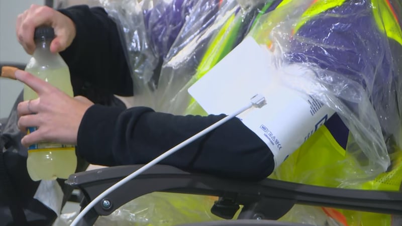 Medical tents At the Waste Management Phoenix Open are staffed by doctors and firemen working...