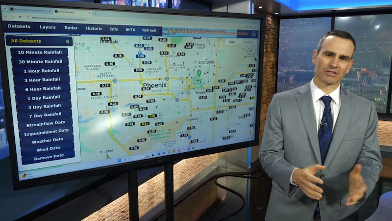 It’s been a stormy week in Arizona, and we wanted to see just how much rain fell in the Valley.
