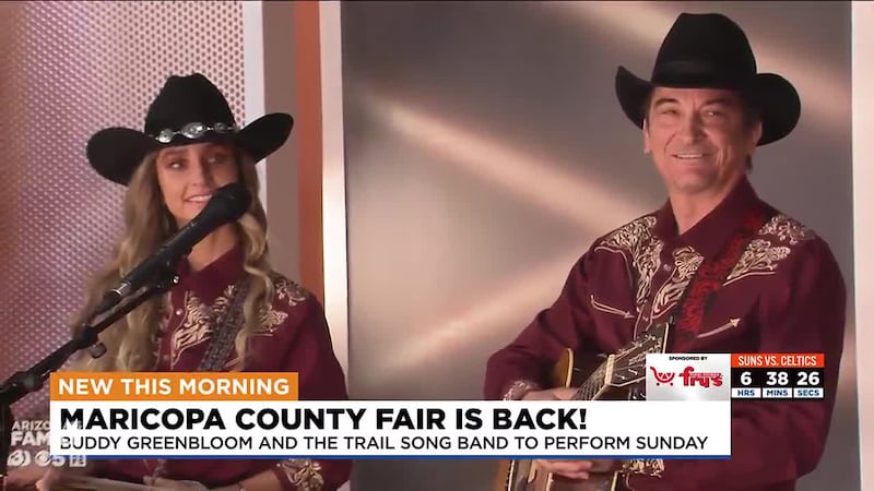 Several live bands will perform at the county fair. Buddy Greenbloom and The Trail Song Band...