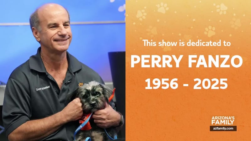 Perry Fanzo, a beloved member of the Pets on Parade team from the Arizona Humane Society,...