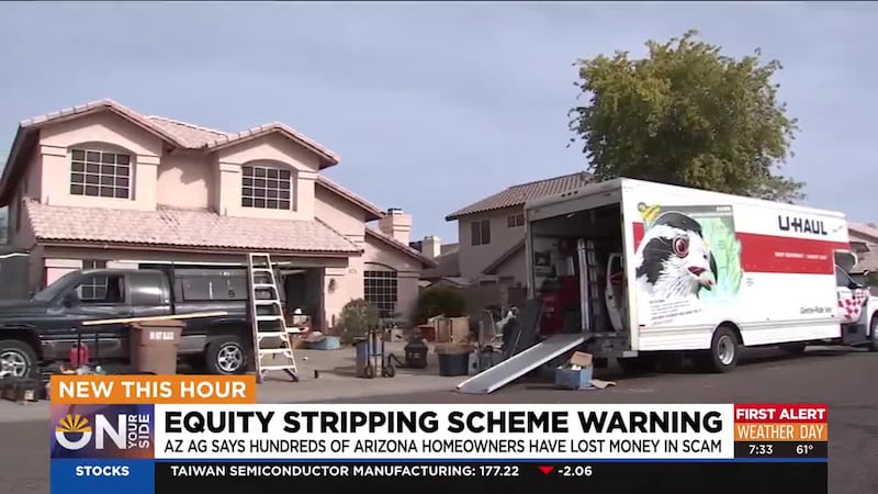 Arizona Attorney General Kris Mayes says the defendants ran the "equity-stripping" scam for...