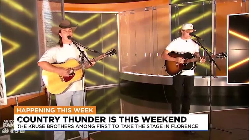 Phoenix-based duo the Kruse Brothers, will take the stage at this year's County Thunder in...