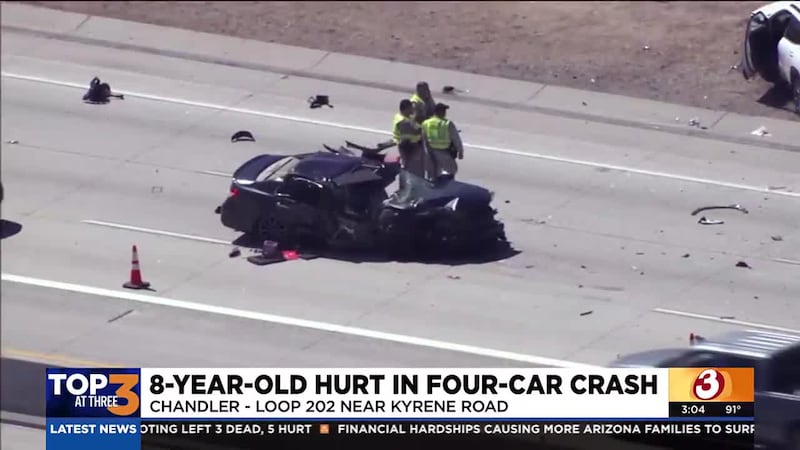 An 8-year-old girl was rushed to a hospital in critical condition on Thursday morning after a...