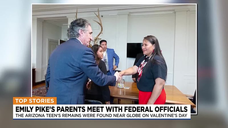Family members of murdered San Carlos Apache teen Emily Pike met with top federal officials in...