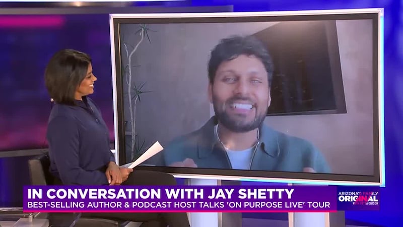 Two inspiring stories from author Jay Shetty about finding purpose, his "On Purpose" tour, and...