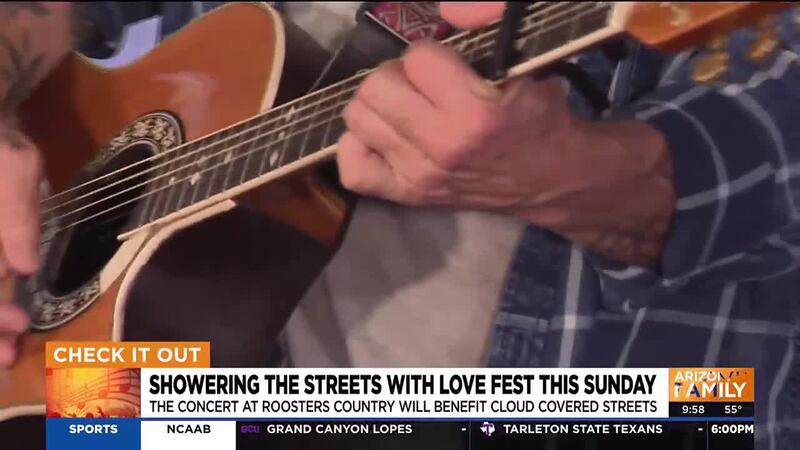 Cloud Covered Streets' benefit concert will be Sunday, Feb. 16, at Roosters Country in Mesa.