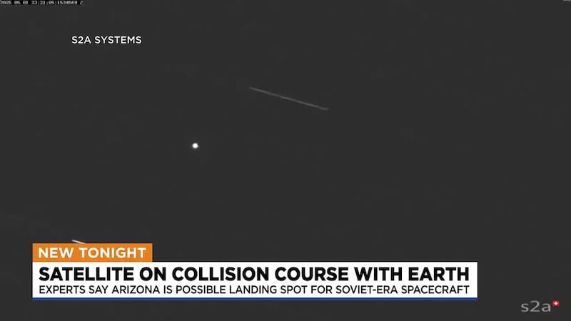 A Cold War-era spacecraft is on a crash course with Earth and experts say it's possible it...