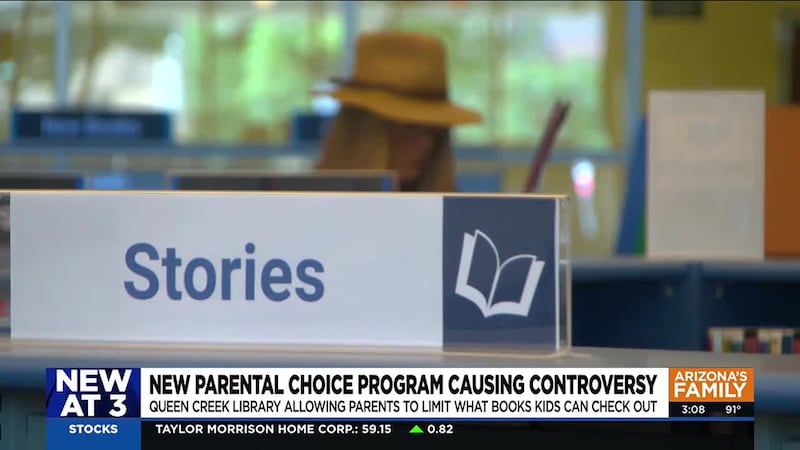 A new program that allows parents at the library to limit what books kids can check out....