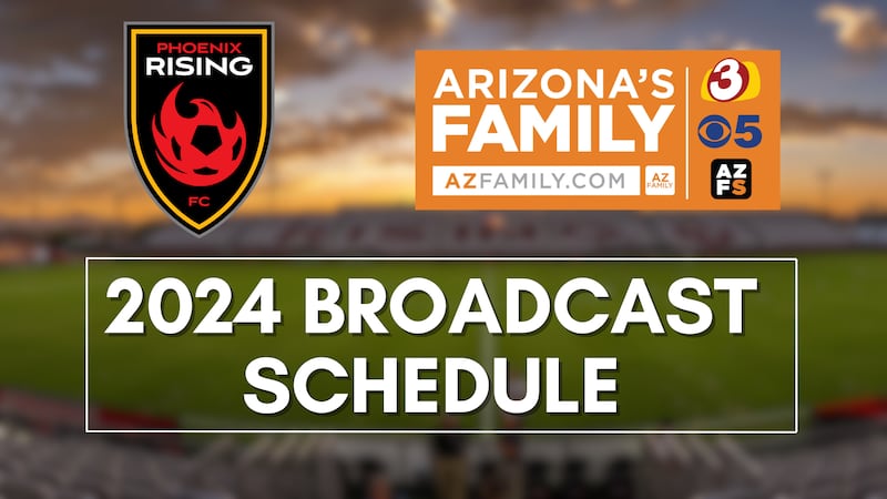 How to watch the 2024 season Phoenix Rising FC games on Arizona's Family.
