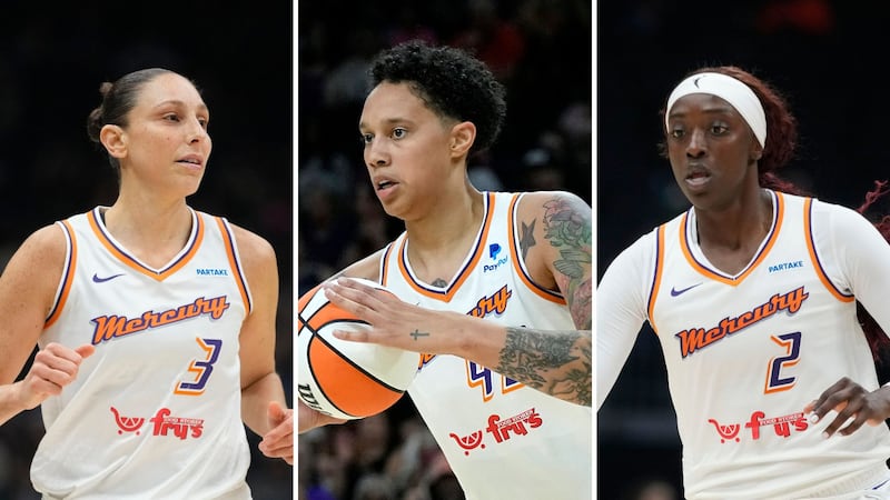 Phoenix Mercury players, Diana Taurasi, Brittney Grinery and Kahleah Copper have been selected...