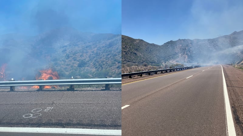 The Slate Fire broke out along SR 87 south of Payson on Saturday afternoon.