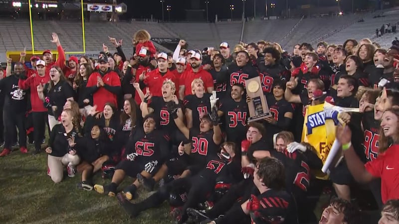 The Liberty Lions are the 2023 Open Division high school football state champs.