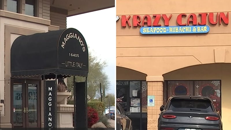 Phoenix-area restaurants that had health code violations from Maricopa County.