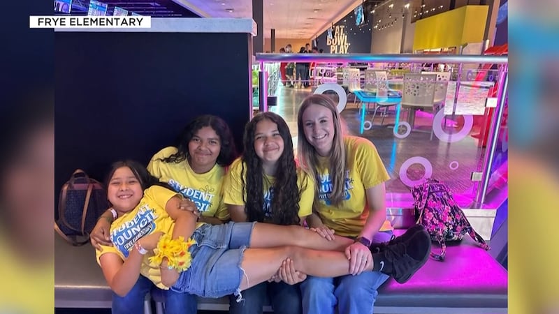 Angelica Abbey, a sixth grade teacher at Frye Elementary School in Chandler, is nominated for...