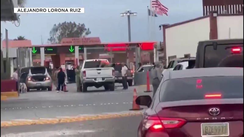 The Mexican National Guard has begun inspecting vehicles crossing in and out of Mexico,...
