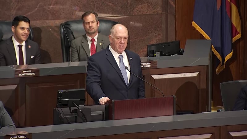 Border policy advisor Tom Homan addressed a joint session of the Arizona Legislature in...