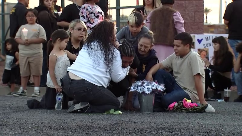 More than a hundred people gathered outside the El Camaron Gigante Tuesday night for a vigil...