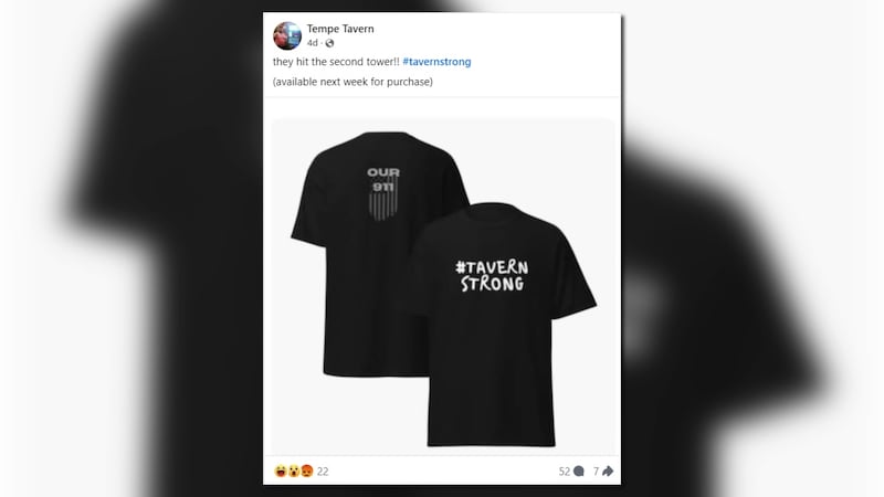 Tempe Tavern has a new controversial t-shirt after a raid on underage drinking.