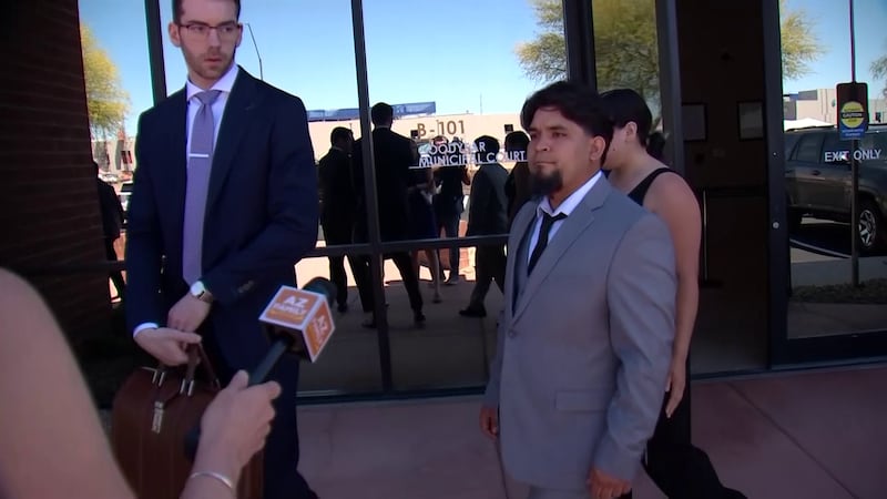 Pedro Quintana-Lujan didn't have much to say outside of court.