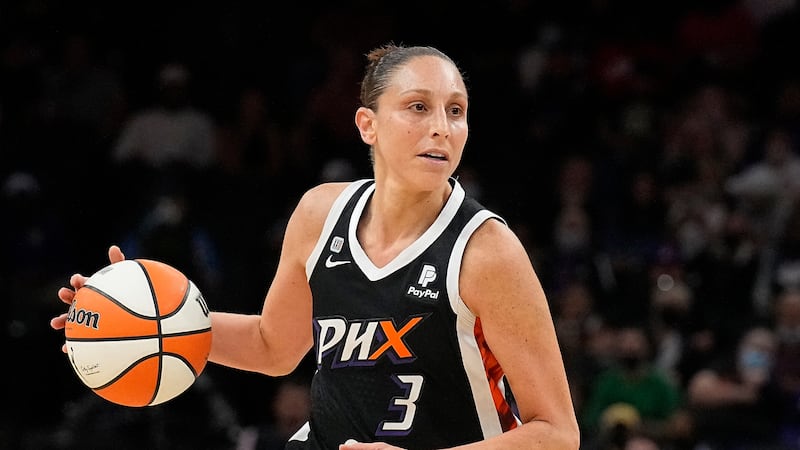 Phoenix Mercury guard Diana Taurasi (3) during the first half of Game 2 of basketball's WNBA...