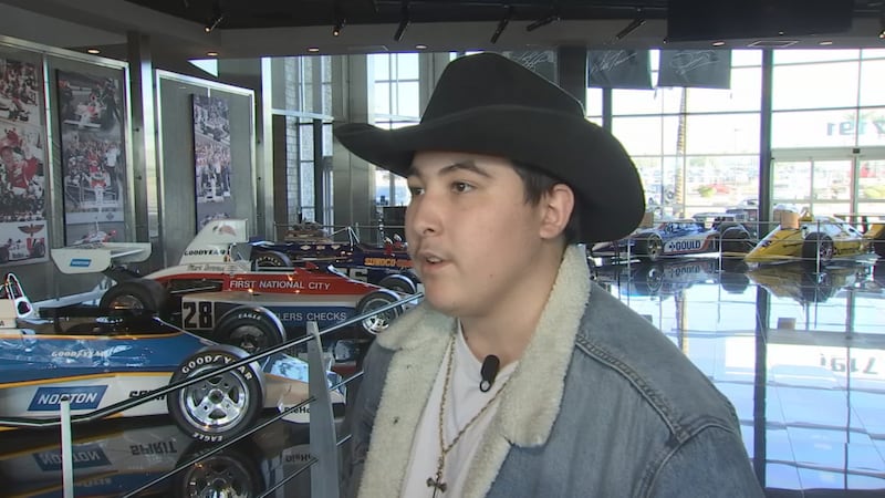16-year-old Gabriel loves cars and learning about them, but he says he'll probably join the...