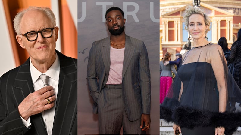 (Left to right) John Lithgow will play Albus Dumbledore, Paapa Essiedu will be Severus Snape,...