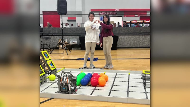 Two East Valley eighth-graders brought home several awards from a national robotics competition.