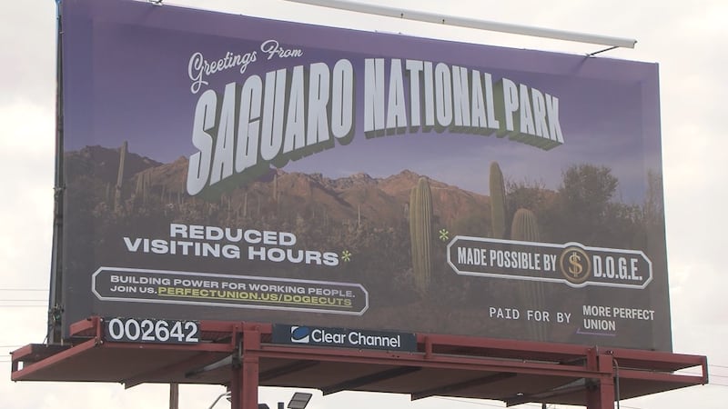 More Perfect Union put up billboards like this one all across the Tucson area.