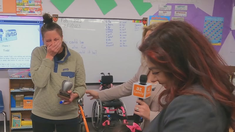 Ms. Emily goes above and beyond and finds creative ways to teach, which is why she's the most...