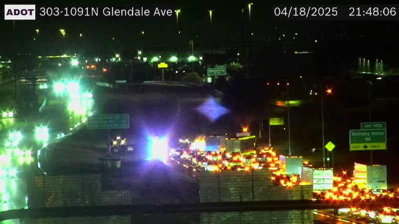 It happened on the Loop 303 freeway near Bethany Home Road.