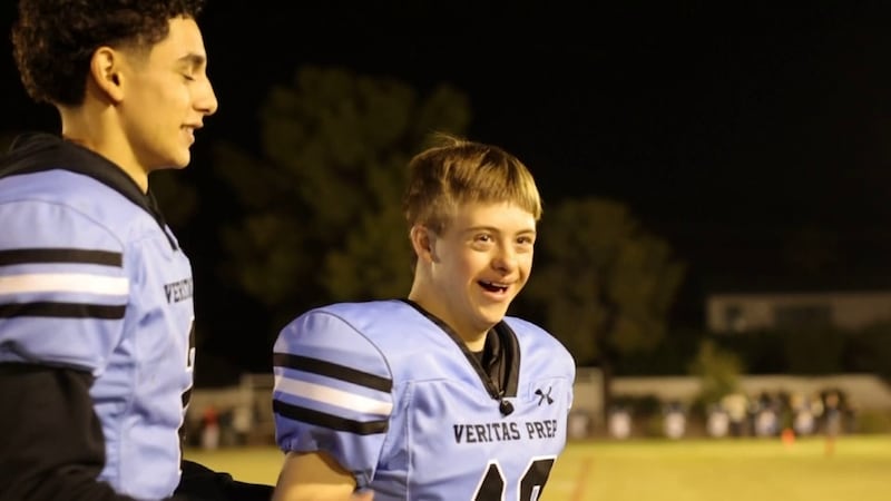 West is usually all smiles on the football field.