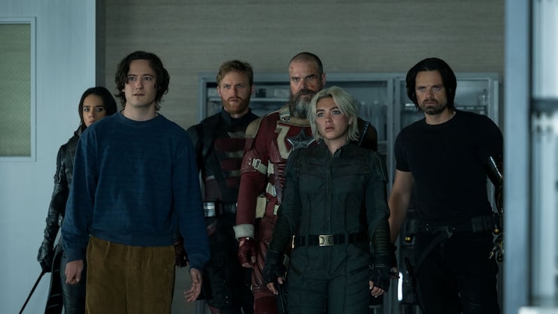 Ghost (Hannah John-Kamen), Bob (Lewis Pullman), John Walker (Wyatt Russell), Alexei...