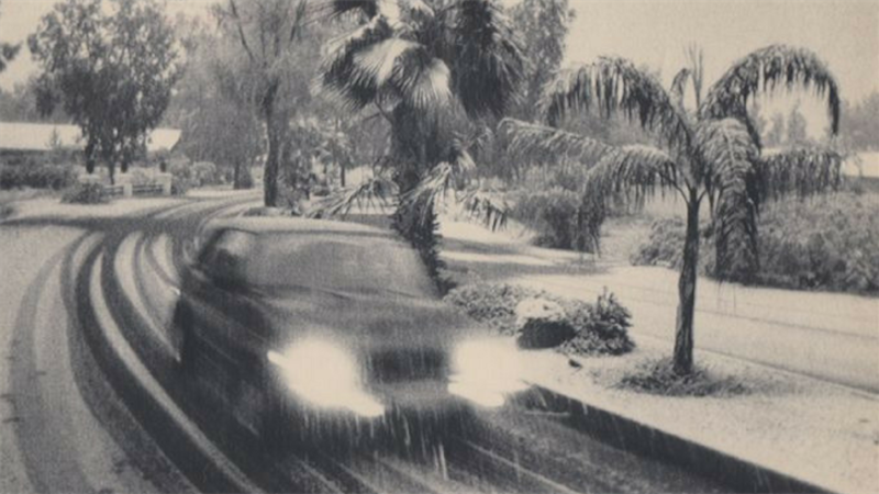 It hasn't snowed in downtown Phoenix since the 1930s. (Source: 3TV/CBS 5)